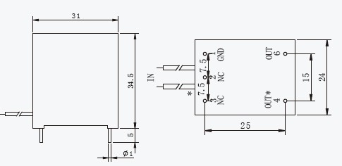 TR0175-2B Current Transformer Used for Common Protection